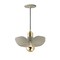 Maxim Lighting Poppy 12'' Pendant, Silver Gold/Satin Brass 11391SGSBR - alternate 1